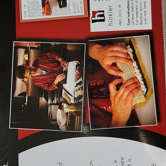 Complete Sushi Preparation Kit and DVD Kit Chopsticks Rolling Mat Rice Spoon - Picture 4 of 4